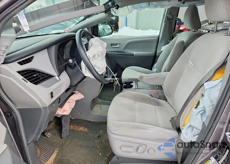 2017 Toyota Sienna Le from USA, damaged, VIN 5TDKZ3DC1HS793466